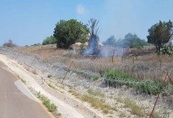 26 حريقًا بـ"غلاف غزة"