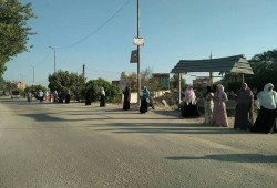 سلسلة بشرية لثوار منيا القمح بالشرقية ضد الانقلاب