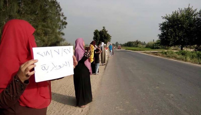 ثوار النوبارية يستنكرون جرائم العسكر وتردي الأحوال