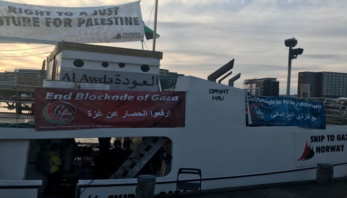 بحرية الاحتلال تقرصن سفينة عودة المتجهة لغزة