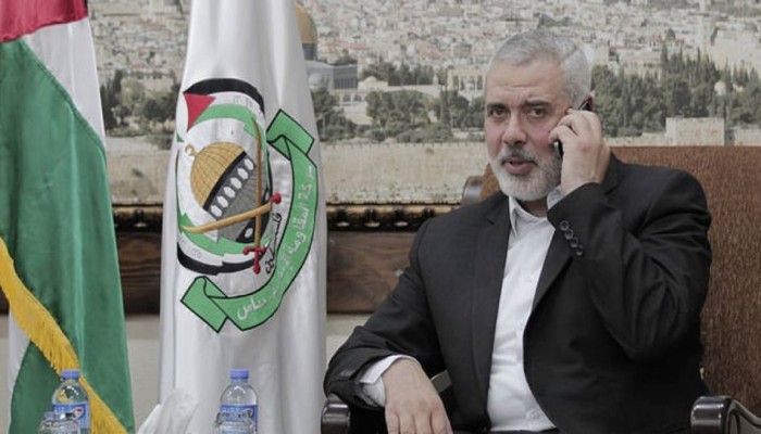 هنية يهاتف وزير خارجية قطر ويبحث معه تطورات القضية الفلسطينية
