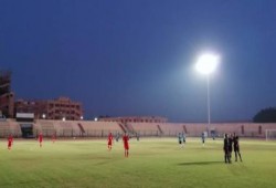 تأخر انطلاق مباراة كفر الشيخ وغزل المحلة لمدة 45 دقيقة بسبب تعطل اعمدة الانارة