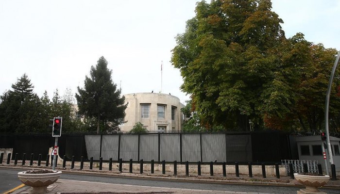 مجهولون يطلقون النار باتجاه السفارة الأمريكية بأنقرة ولا إصابات