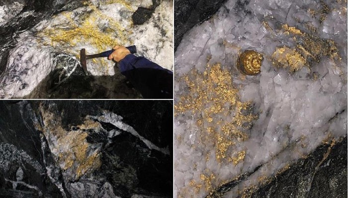 شركة كندية تعثر في أستراليا على صخرتين مغطيتين بالذهب