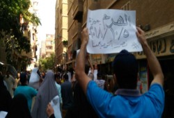 ثوار الجيزة من الهرم ينددون بجرائم العسكر وإخفاء 14 من الأهالي