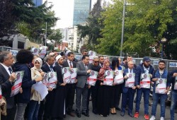 اعتصام أمام قنصلية الرياض بإسطنبول تضامنا مع خاشقجي