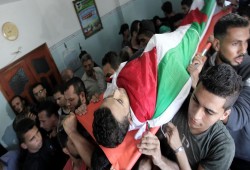 غزة تشيّع شهداء جمعة "انتفاضة الأقصى"