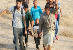 إصابة شاب بجروح في قصف إسرائيلي شرق بيت حانون