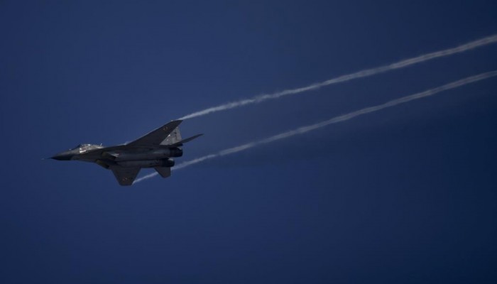 تحطم طائرة "ميغ 29" للقوات المسلحة المصرية