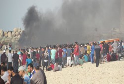 10 إصابات بقمع الاحتلال الحراك البحري الخامس عشر شمال القطاع
