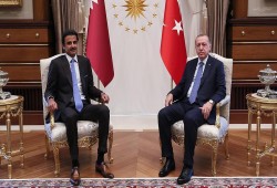 أردوغان يستضيف أمير قطر الجمعة