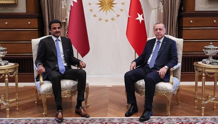 أردوغان يستضيف أمير قطر الجمعة