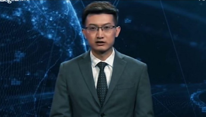 بالفيديو.. روبوت مذيعًا للأخبار في الصين!