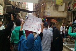 مسيرة أهالى فيصل تندّد بالعدوان على غزة