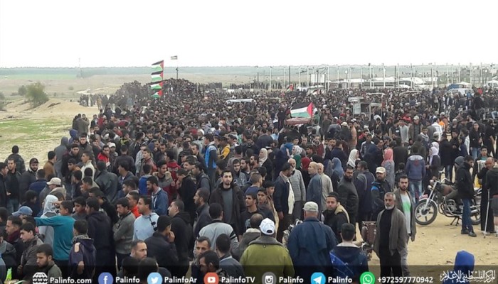 في جمعة "التطبيع خيانة".. 40 إصابة بقمع الاحتلال المتظاهرين شرق القطاع