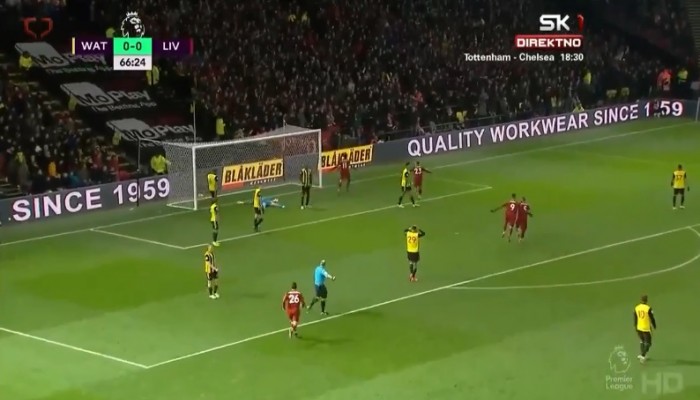 صلاح يسجل.. وليفربول يهزم واتفورد ليواصل ملاحقة سيتي بالبريميرليج