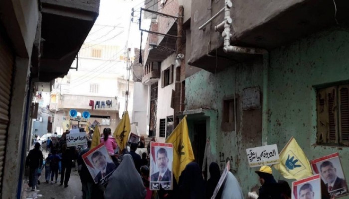 ثوار الشرقية يطالبون برحيل السيسي وعودة الشرعية