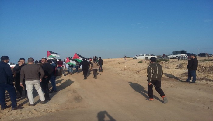 إصابات بقمع الاحتلال الحراك البحري الـ20 شمال غزة