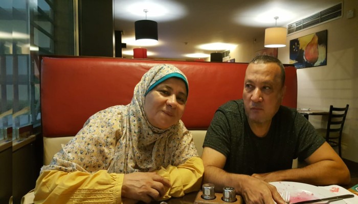 ظهور أحمد عبدربه وزوجته في نيابة التجمع بعد إخفائهما قسريا