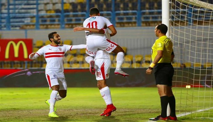 الزمالك يتجاوز انبي ويواصل التغريد بصدارة الدوري