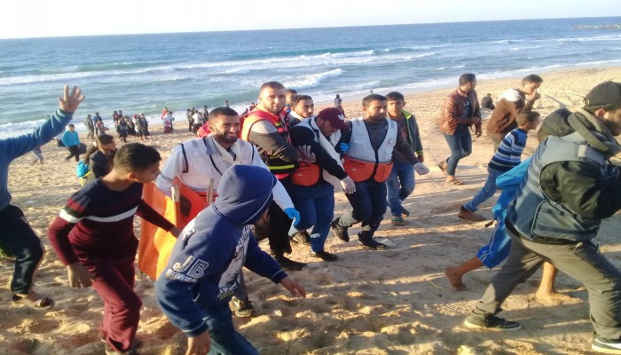 إصابات خلال "الحراك البحري" شمال قطاع غزة