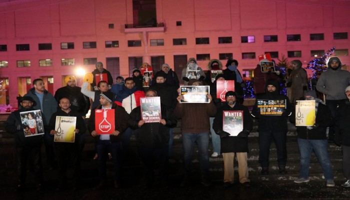 تنديدا بإعدام الـ9 أبرياء.. وقفة للجالية المصرية بـ”ميسي ساجا” بكندا