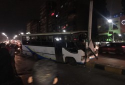 إصابة 10 أشخاص فى حادث تصادم بكوبرى الدقى