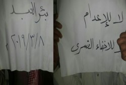 وقفة ليلية لثوار بئر العبد ضد جرائم الانقلاب بحق الأبرياء