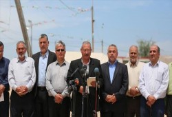 "الهيئة الوطنية" بغزة تدعو للسلمية بمسيرات "مليونية الأرض"