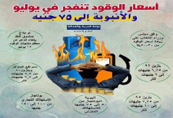 إنفوجراف| أسعار الوقود تنفجر في يوليو المقبل