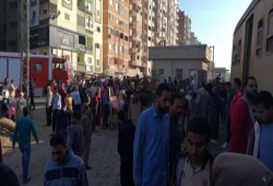 انحراف قطار عن مساره ووقوع عشرات الإصابات