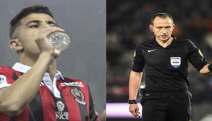 حكم فرنسي يوقف المباراة من أجل إفطار لاعب عربي