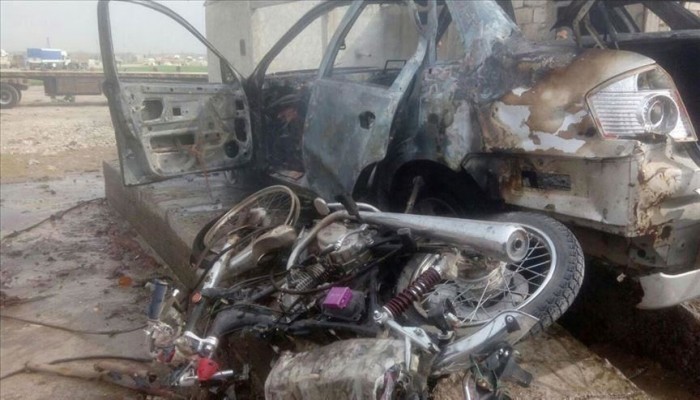 إصابة 3 مدنيين إثر تفجير دراجة مفخخة شمالي سوريا