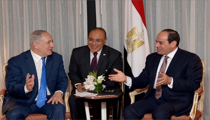 نتنياهو يشارك في حفل تقيمه السفارة المصرية بتل أبيب