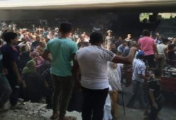 مسيرة حاشدة لأهالي الوراق رفضًا للتهجير ومطالبة بالإفراج عن معتقلي الجزيرة