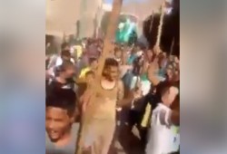 شاهد| أهالي سوهاج يتظاهرون ‏بـ”النبوت “ضد زعيم الانقلاب وعصابته