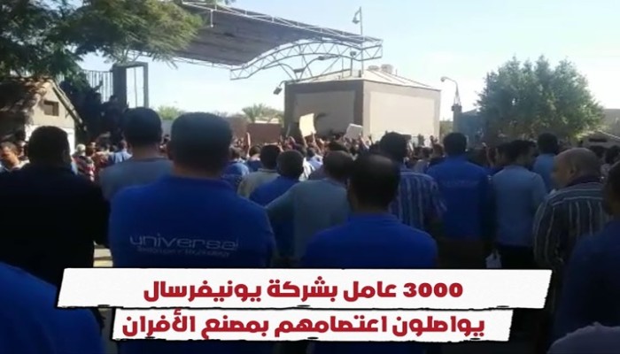 اعتصامات بأكبر مصانع مصر تثير قلق النظام