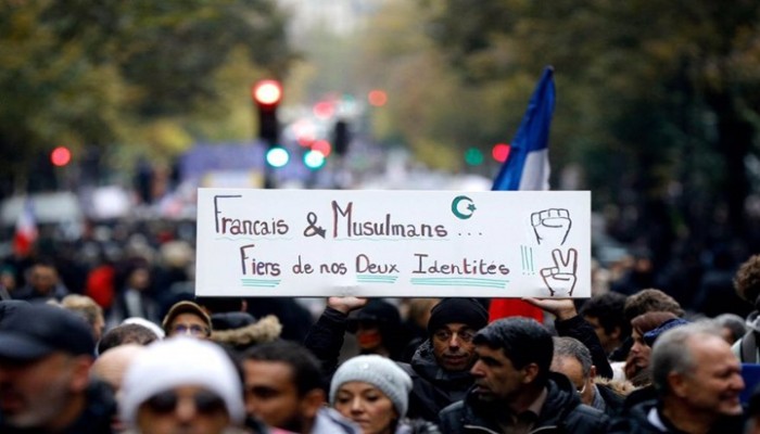 مظاهرة بباريس ضد "الإسلاموفوبيا"