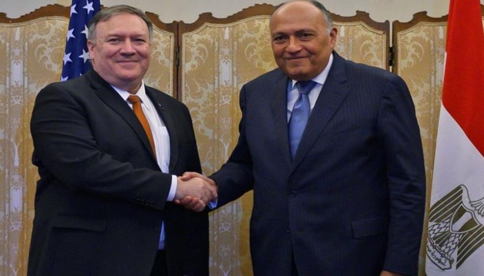 بومبيو يثير مع شكري قضية معتقل أمريكي في مصر