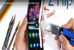 هاتف سامسونغ القابل للطي "غلاكسي زد فلب" يفشل في اختبار المتانة