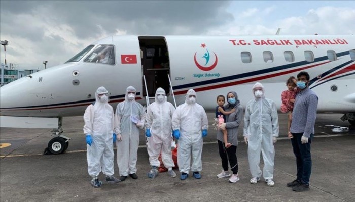 للمرة الثالثة.. تركيا تجلي مواطنة من بنغلاديش بطائرة إسعاف