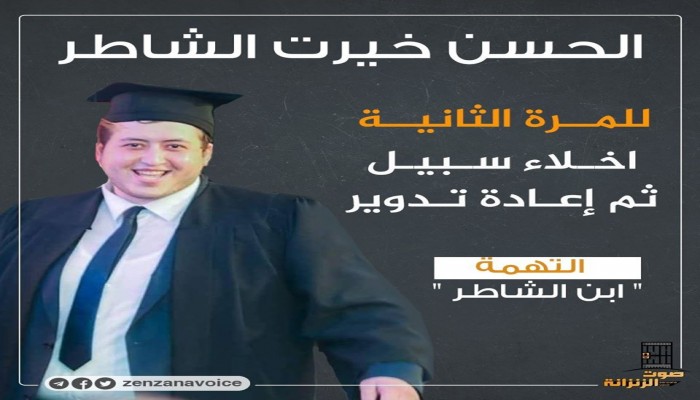 أسرة “الشاطر” تستنكر تدوير “الحسن” على السجون والمعتقلات