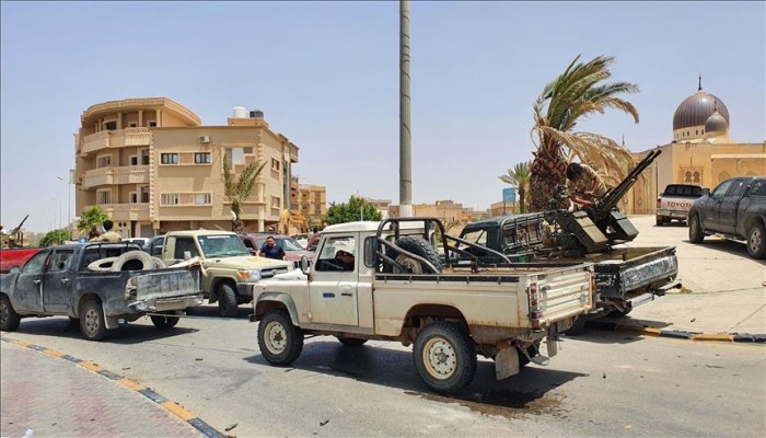 الجيش الليبي يدخل بني وليد ويطارد فلول مليشيا حفتر