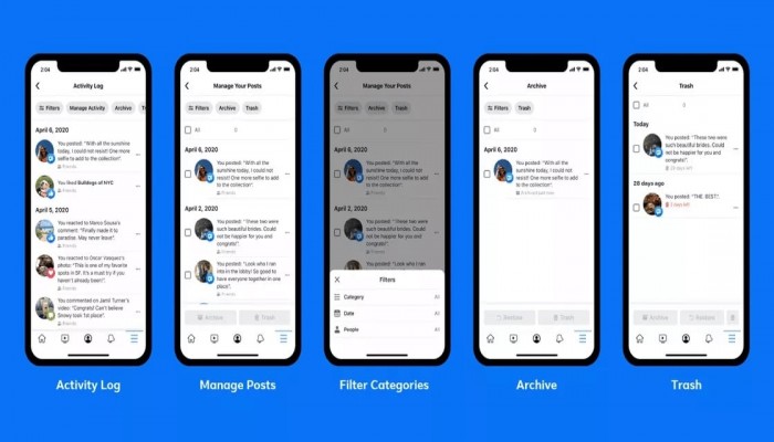 كيفية استخدام أداة إدارة النشاط في فيسبوك لحذف الصور القديمة