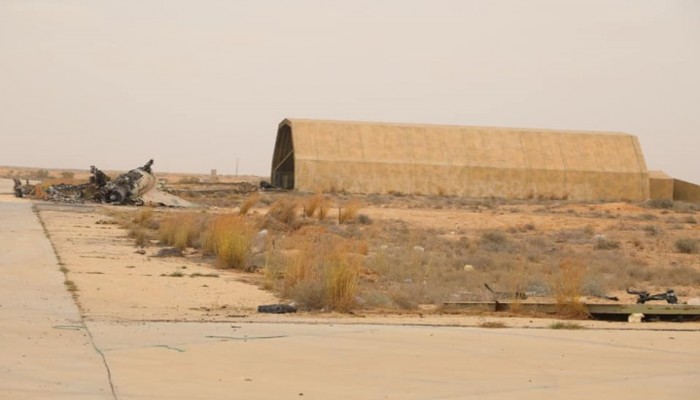 الجيش الليبي يشغل قاعدة الوطية بعد تحريرها من حفتر