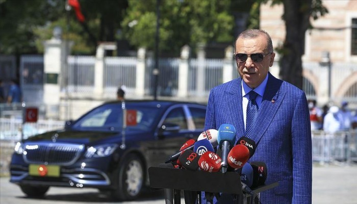 أردوغان: اتفاق اليونان ومصر لترسيم الحدود البحرية لا قيمة له