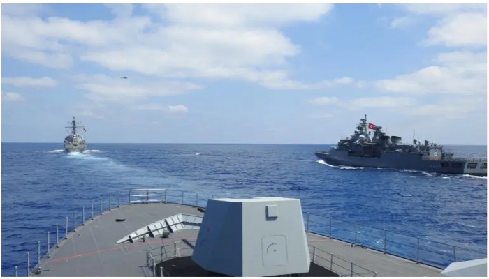 وزارة الدفاع التركية تنشر صورا جديدة للتنقيب في البحر المتوسط