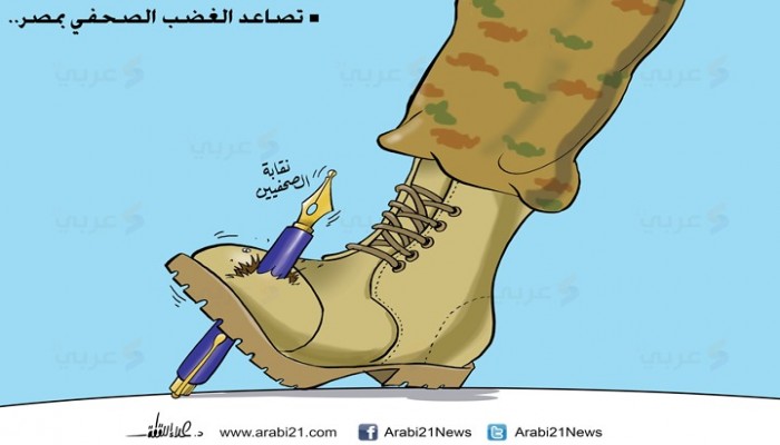 كاريكاتير : صحفيو مصر