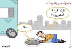 كاريكاتير .. البحث عن كرامة المصريين