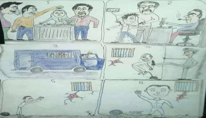 كاريكاتير: "رغم المعاناة أسرانا أبطال"